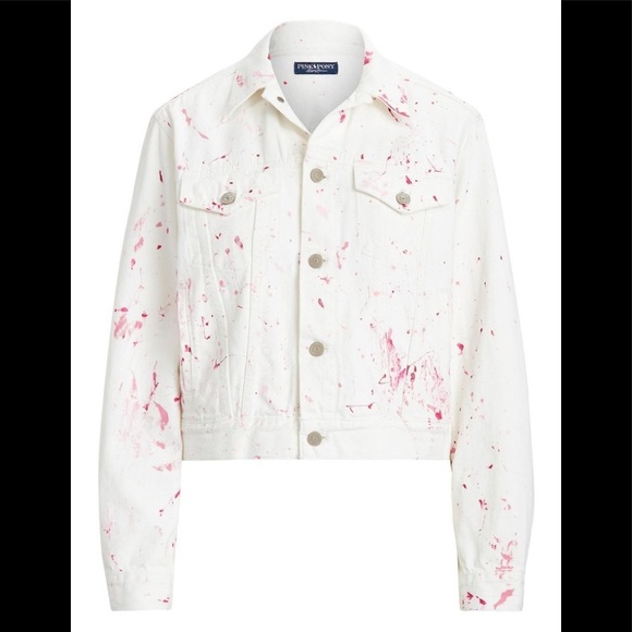 Polo Ralph Lauren Pink Pony Denim Trucker Jacket - Picture 7 of 9